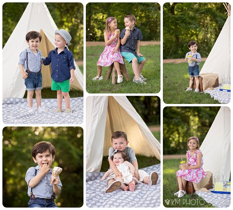 Summer Mini Session, Summer Mini Session Dallas, Summer Mini Session 2015, Styled Micro Session, KM Photo Studio, Richardson Baby Photographer, watermelon mini session, ice cream mini session, teepee mini session, lemonade mini session