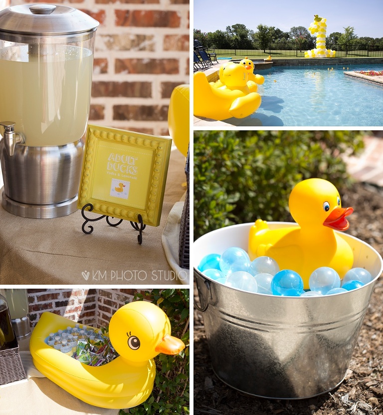 Plano Birthday Photographer, One Year Party, Rubber Ducky Party, One Year Pool Party, KM Photo Studio