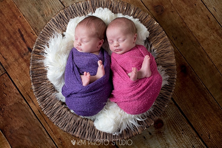 Twin Newborn Photographer Plano, Twin Newborn Session, Twin Newborn Photographer Dallas, Identical Twins, KM Photo Studio