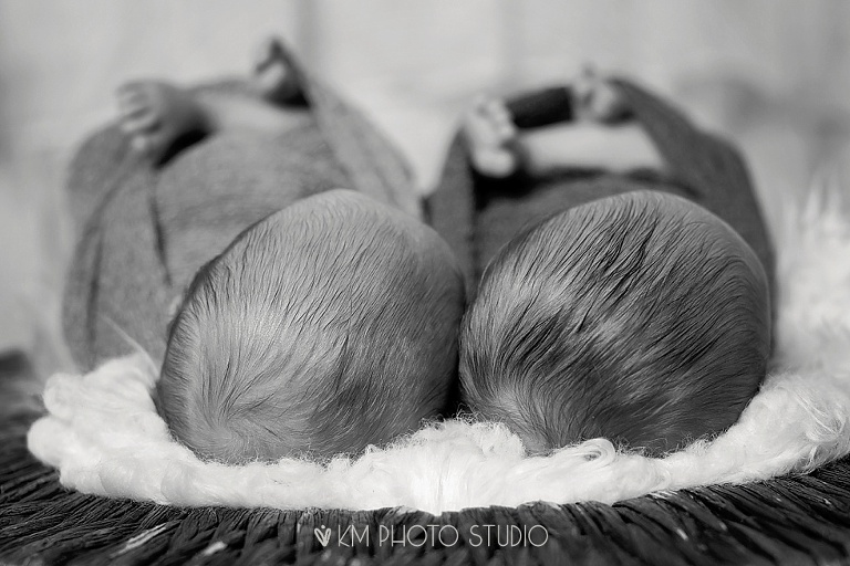 Twin Newborn Photographer Plano, Twin Newborn Session, Twin Newborn Photographer Dallas, Identical Twins, KM Photo Studio