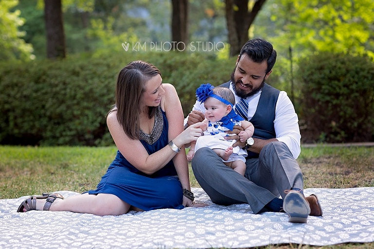 Allen Baby Photographer, 6 month session, Highland Park, KM Photo Studio