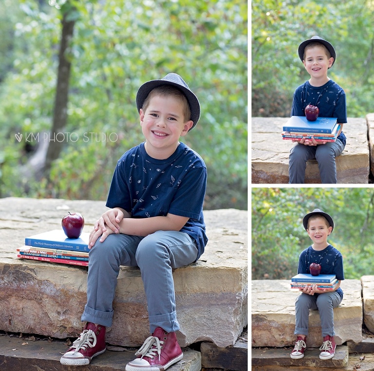 Back to School Session, Kindergarten Session, First day of School, KM Photo Studio, Dallas Portrait Photographer, Dallas Child Photographer