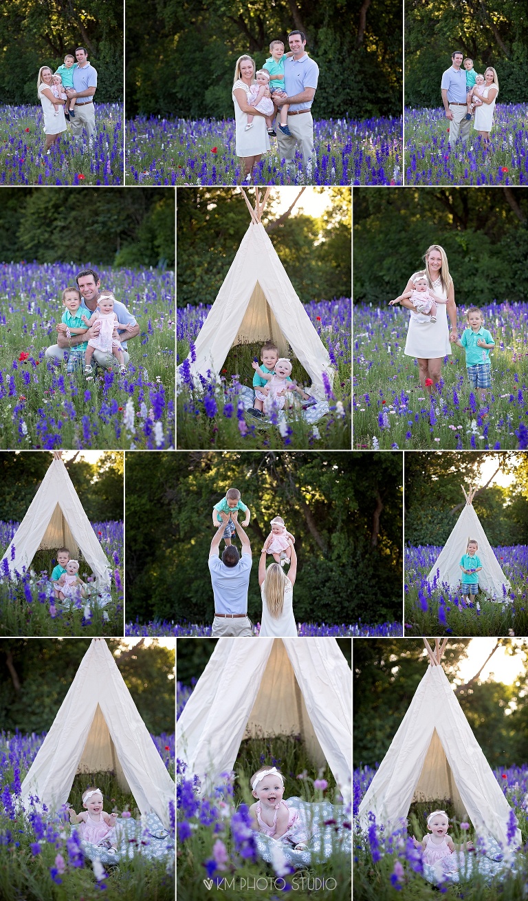 Richardson 1 Year Wildflower Session Photographer, Richardson Family Photographer, Richardson Child Photographer, Dallas Child Photographer, Frisco Child Photographer, Plano Child Photographer, KM Photo Studio