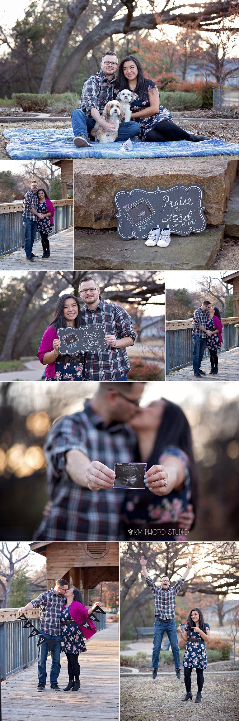 Dallas Pregnancy Announcement Photographer, Plano Pregnancy Announcement. Cute Pregnancy announcement, KM Photo Studio, Richardson pregnancy announcement session